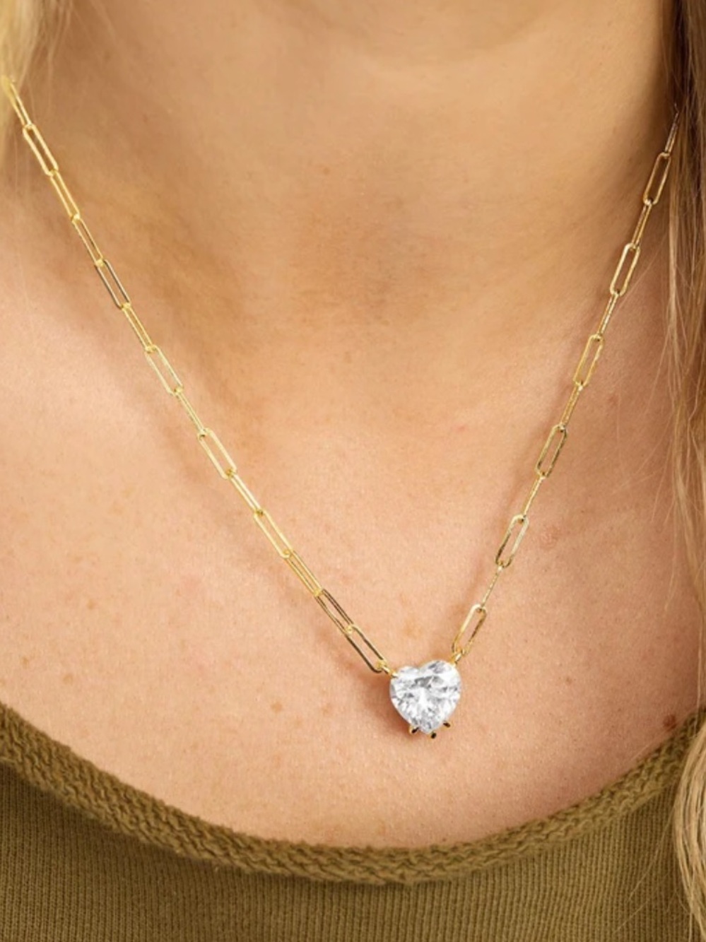 Melinda Maria Samantha Loves You More Gold plated Necklace with Heart Pendant